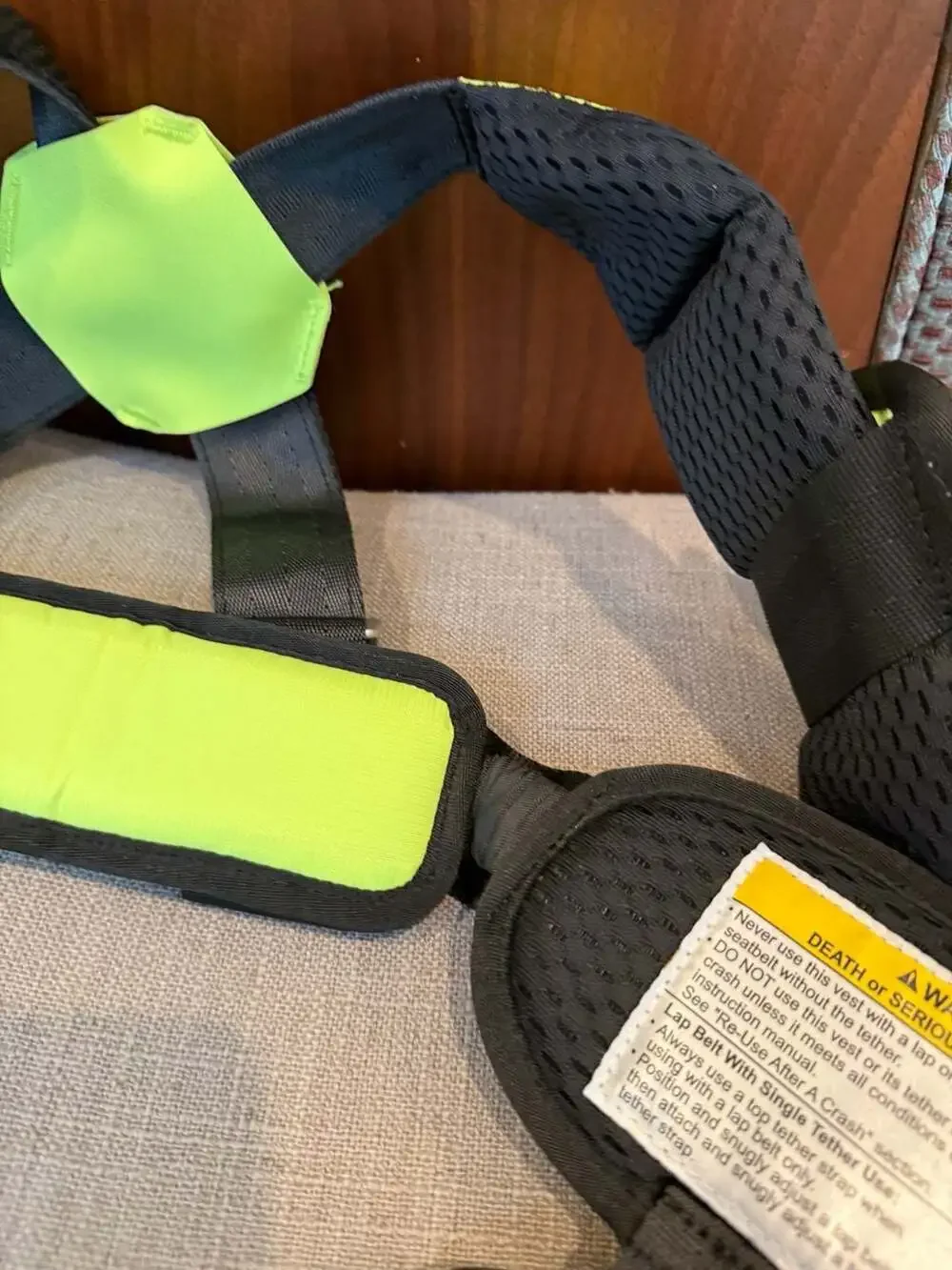 RideSafer Gen 5 Child Travel Seat Vest XS Yellow JD14001YEB